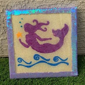 Handcrafted Scenic Mermaid Wall Decor